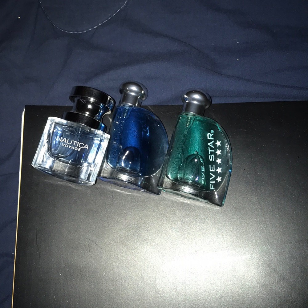 Set Of 3 Bottles Of Nautica Cologne